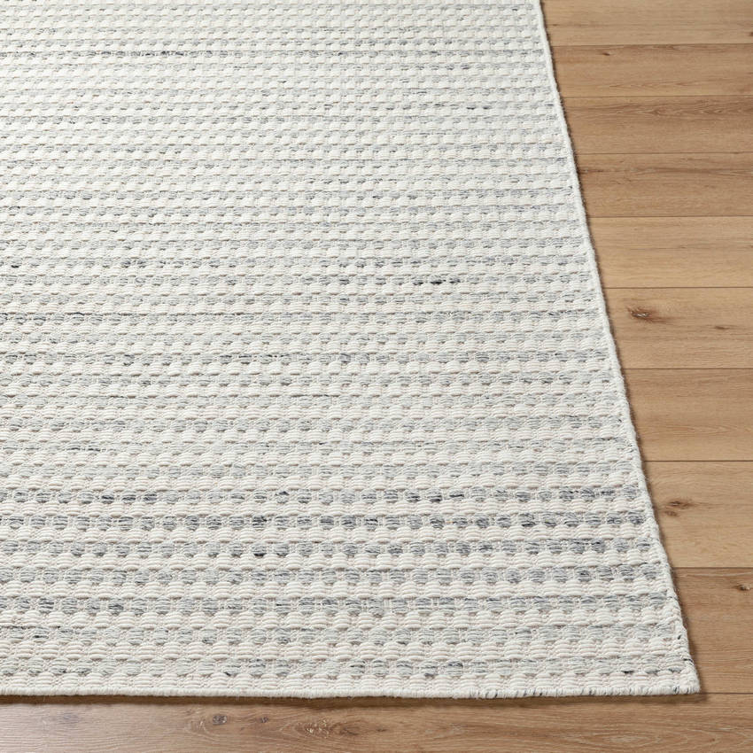 Emanuela Cottage Light Silver Area Rug
