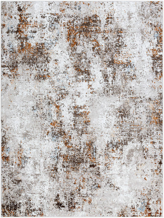 Stacia Rustic Dark Brown Area Rug
