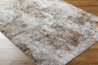 Stacia Rustic Dark Brown Area Rug