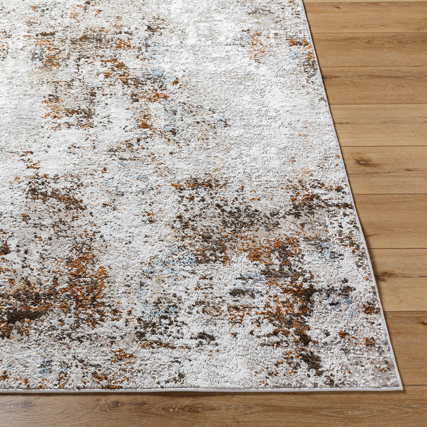Stacia Rustic Dark Brown Area Rug