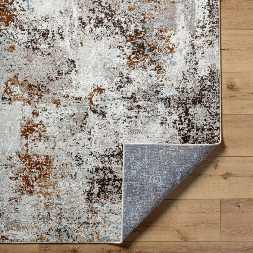 Stephonie Rustic Dark Brown Area Rug