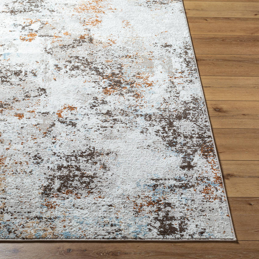 Stephonie Rustic Dark Brown Area Rug
