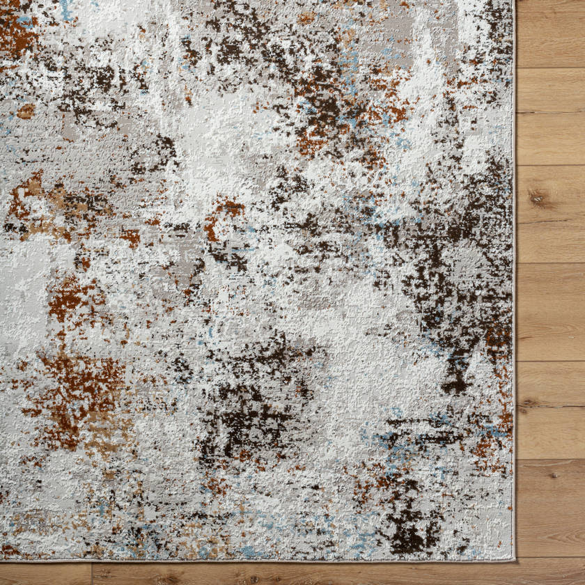 Stephonie Rustic Dark Brown Area Rug