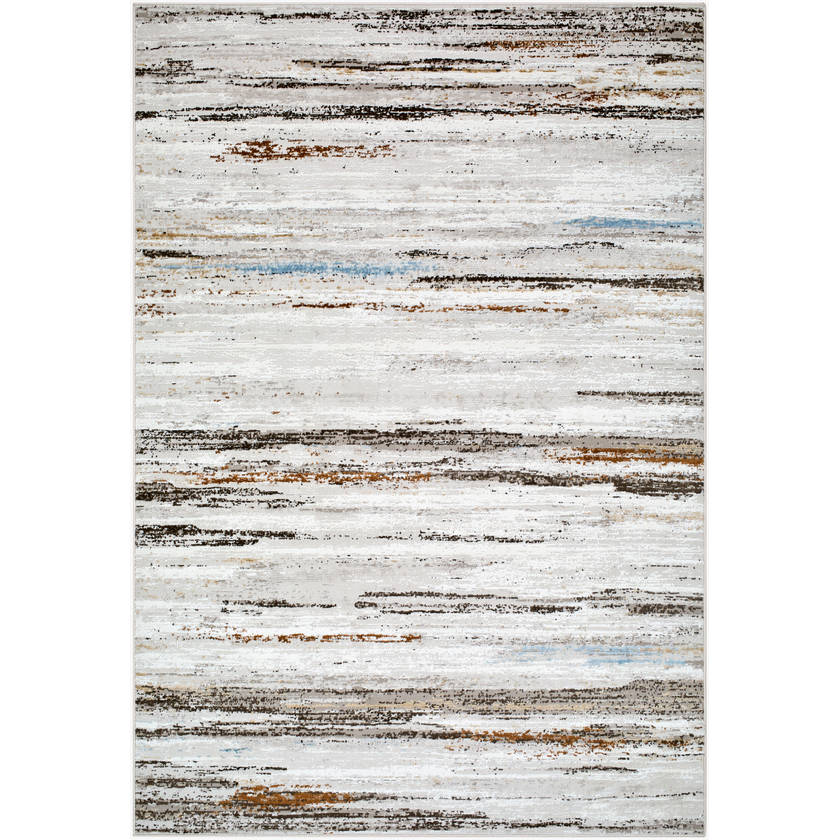 Kennth Rustic Dark Brown/Denim Area Rug