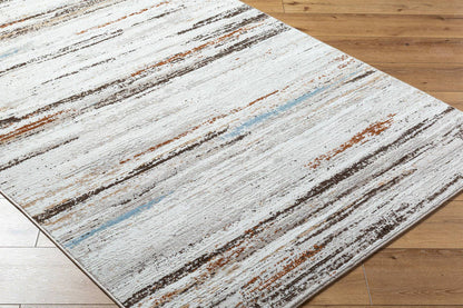 Kennth Rustic Dark Brown/Denim Area Rug