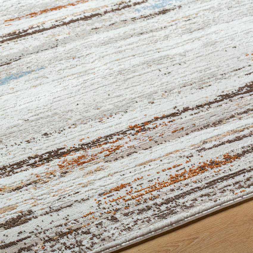 Kennth Rustic Dark Brown/Denim Area Rug