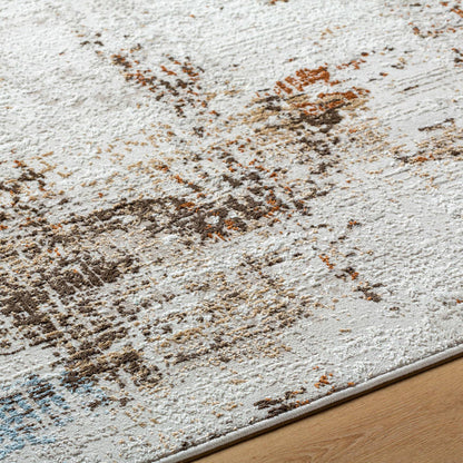 Mizraim Rustic Dark Brown Area Rug