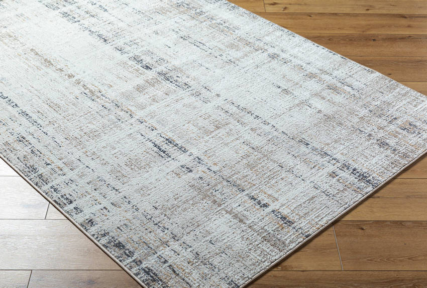 Neutal Rustic Light Gray Area Rug