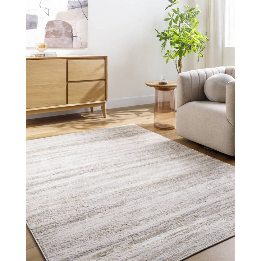 Conroy Modern Light Brown Area Rug