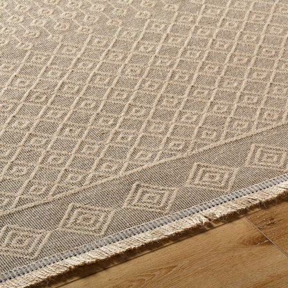 Ciro Cottage Tan Washable Area Rug