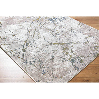 Daphney Modern Taupe/Off-White Area Rug