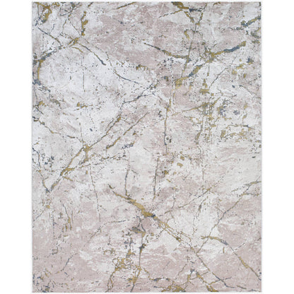 Daphney Modern Taupe/Off-White Area Rug