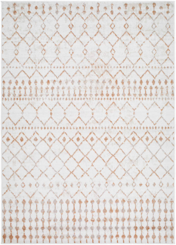 Olburgen Global Light Gray/Rust Area Rug