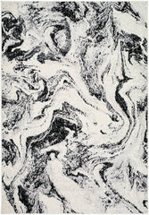 Abran Modern Black Area Rug