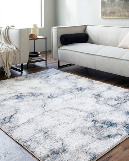 Bonfield Modern Metallic - Silver Area Rug