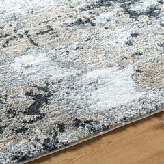 Charta Modern Light Silver Area Rug
