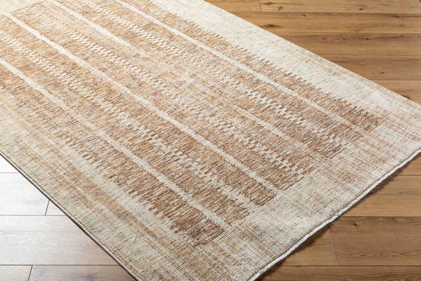 Evyan Modern White/Brown Area Rug