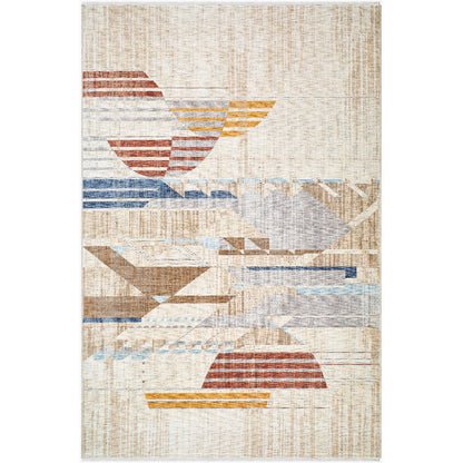 Nicklaus Modern Brown Area Rug