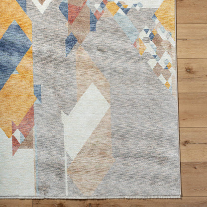 Abrahm Modern Dark Blue Area Rug