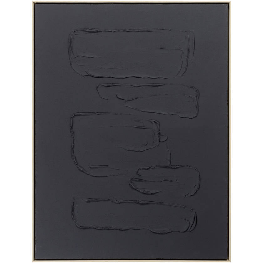 Tykisha Black/Cream Wall Art Piece