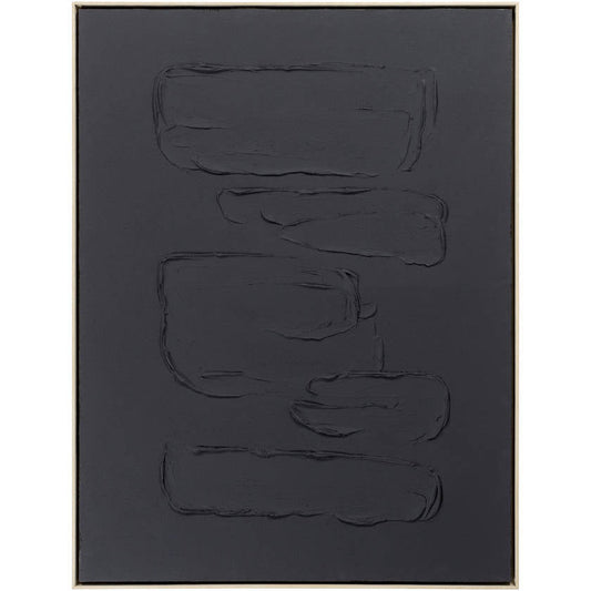 Tykisha Black/Cream Wall Art Piece