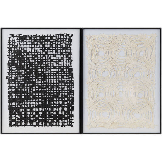 Mikol Black/White Wall Art Piece