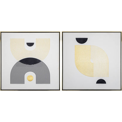 Tyrik Metallic - Gold Wall Art Piece