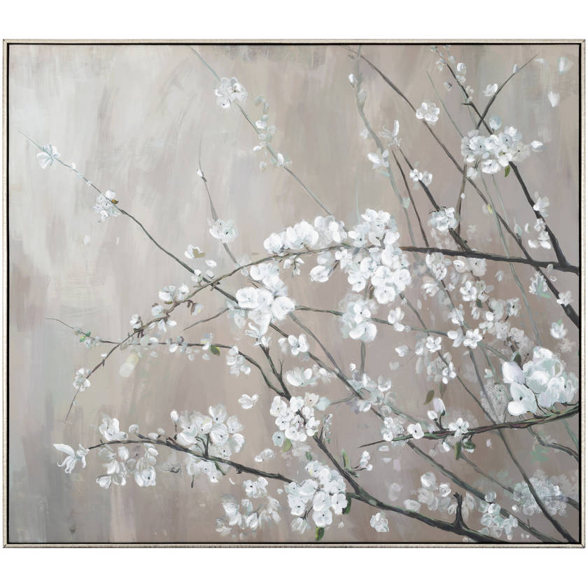Charisa White Wall Art Piece