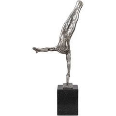 Yonatan Metallic - Silver Decorative Sculpture