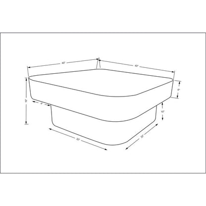 Nickalas Brown Coffee Table