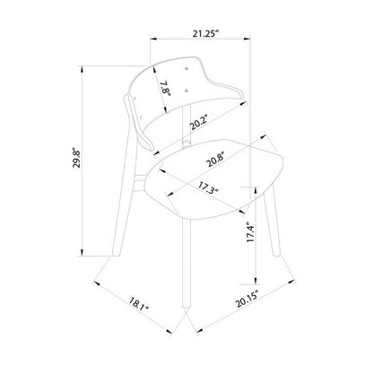 Stephane Black Dining Chair