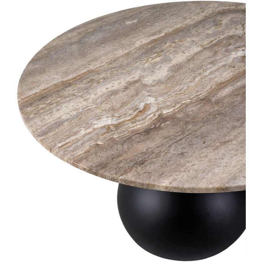 Ivin Cream/Black Coffee Table
