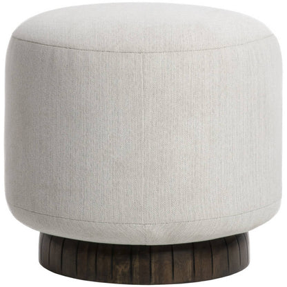 Pomos Cream/Brown Ottoman