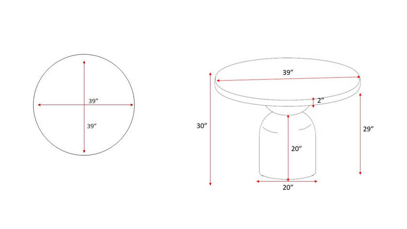 Rijssen Black Dining Table