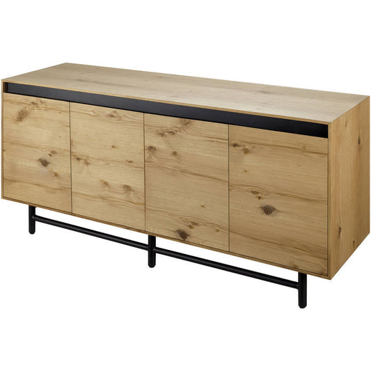 Yomara Black/Brown Sideboard