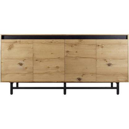 Yomara Black/Brown Sideboard