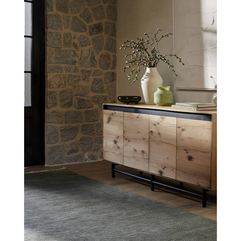 Yomara Black/Brown Sideboard