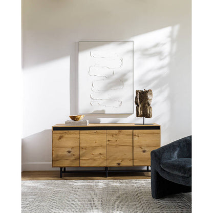 Yomara Black/Brown Sideboard