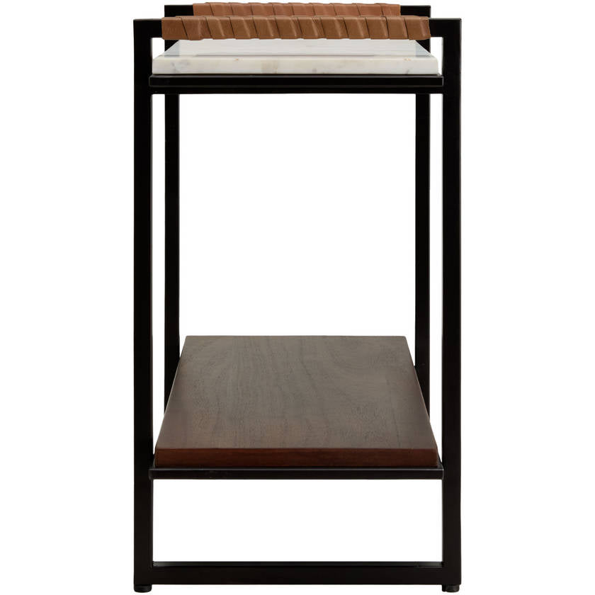 Dashan White End Table