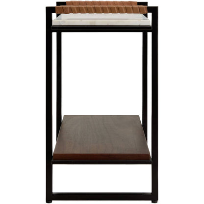 Dashan White End Table
