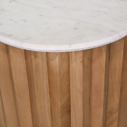 Keyetta White End Table