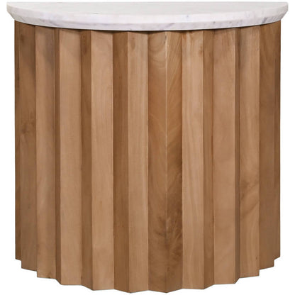 Keyetta White End Table