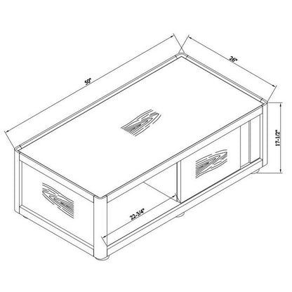 Jennilee Charcoal Coffee Table