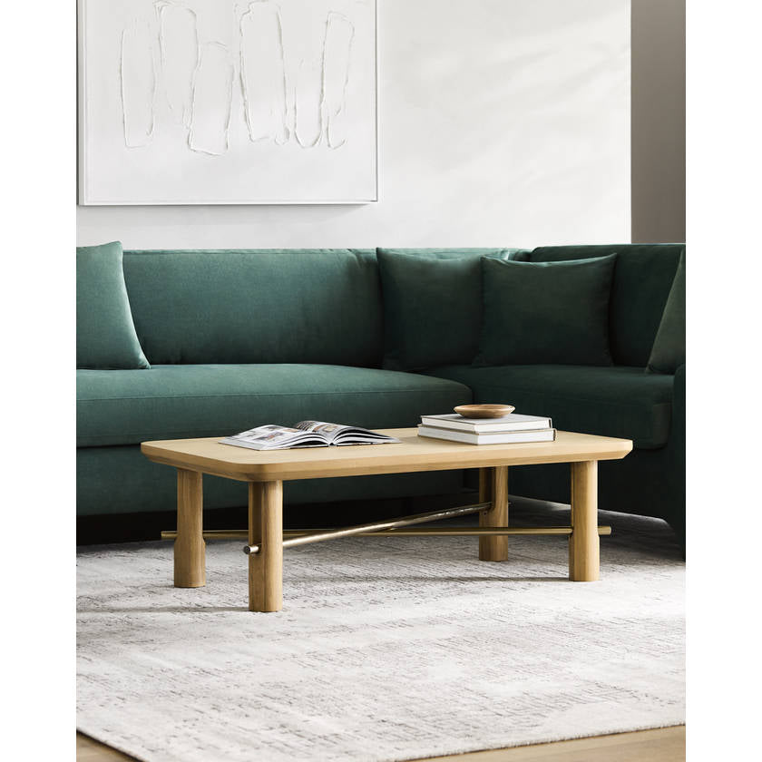 Kewanee Metallic - Brass Coffee Table