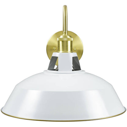 Lasheena Rustic White Wall Sconces