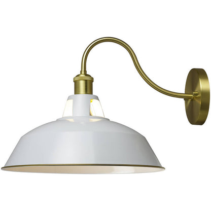 Lasheena Rustic White Wall Sconces
