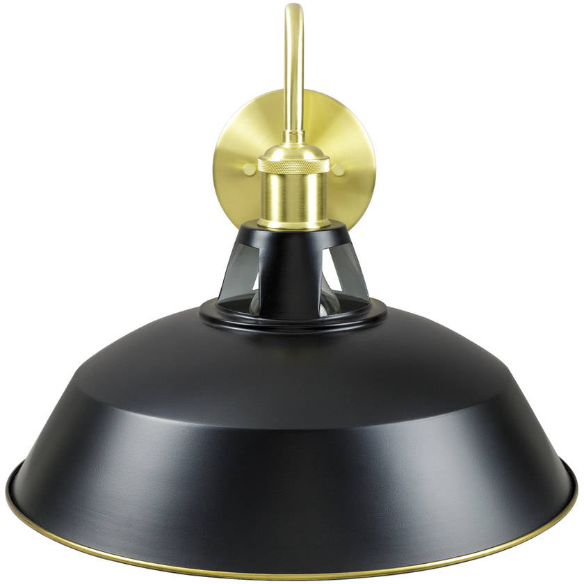 Lasheena Rustic Black Wall Sconces
