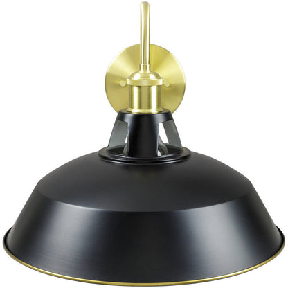 Lasheena Rustic Black Wall Sconces