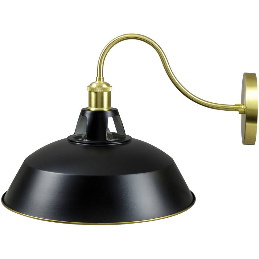 Lasheena Rustic Black Wall Sconces