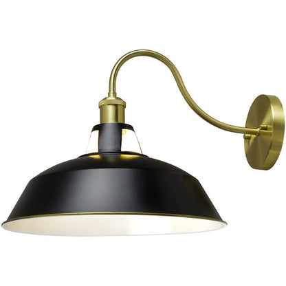 Lasheena Rustic Black Wall Sconces